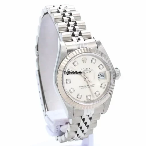 Nice Fakes Rolex Lady-datejust 79174g Caliber 2235 Automatic Movement 26mm Gold/steel Case Womens Watch - Image 8
