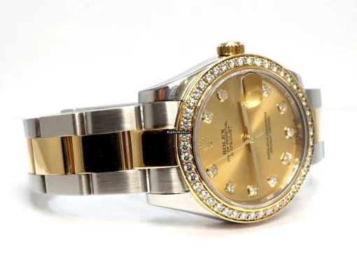 Ideal Clone Rolex Lady-datejust 178383 Caliber 2235 Automatic Movement 31mm Gold/steel Case Womens Watch - Image 3