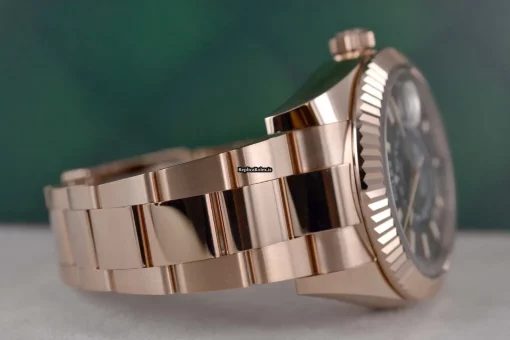Wonderful Replica Rolex Sky-dweller 326935 Caliber 9001 Automatic Movement 42mm Rose Gold Case Mens/unisex Watch - Image 2