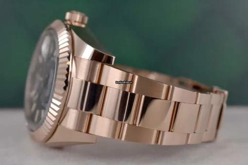 Wonderful Replica Rolex Sky-dweller 326935 Caliber 9001 Automatic Movement 42mm Rose Gold Case Mens/unisex Watch - Image 3