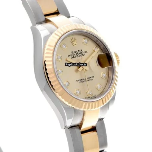 Defect Fake Rolex Lady-datejust 279173g Caliber 2236 Automatic Movement 28mm Steel Case Womens Watch - Image 3
