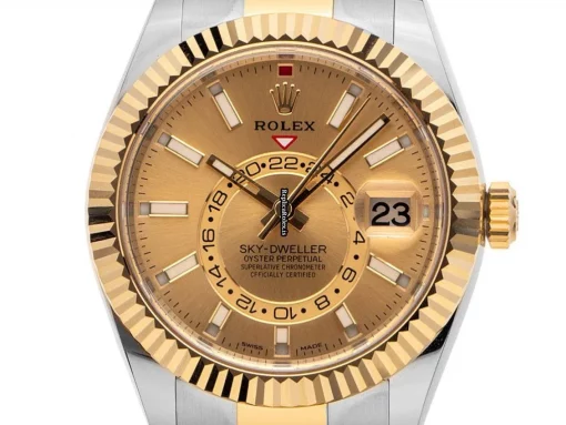 Lovely Clone Rolex Sky-dweller 326933 Caliber 9001 Automatic Movement 42mm Steel Case Mens/unisex Watch