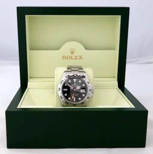 Inexpensive Knockoff Rolex Explorer II 216570 Caliber 3187 Automatic Movement 42mm Steel Case Mens/unisex Watch - Image 3
