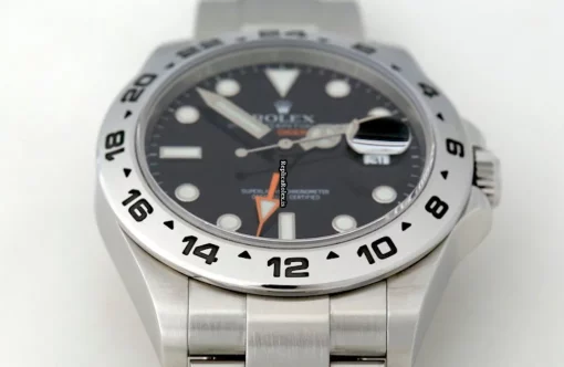 Inexpensive Knockoff Rolex Explorer II 216570 Caliber 3187 Automatic Movement 42mm Steel Case Mens/unisex Watch - Image 8