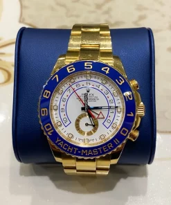 Quality Imitation Rolex Yacht-master II 116688 Caliber 4161 Manual Winding Movement 44mm Yellow Gold Case Mens/unisex Watch