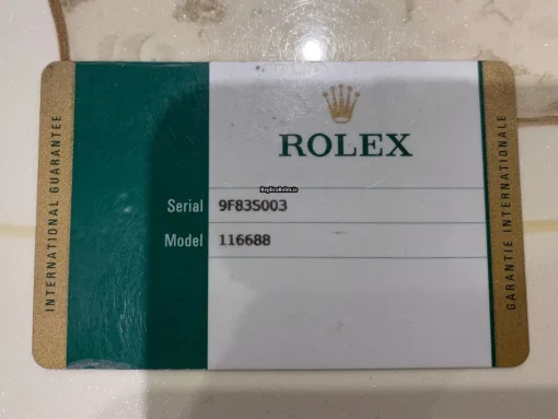 Quality Imitation Rolex Yacht-master II 116688 Caliber 4161 Manual Winding Movement 44mm Yellow Gold Case Mens/unisex Watch - Image 3