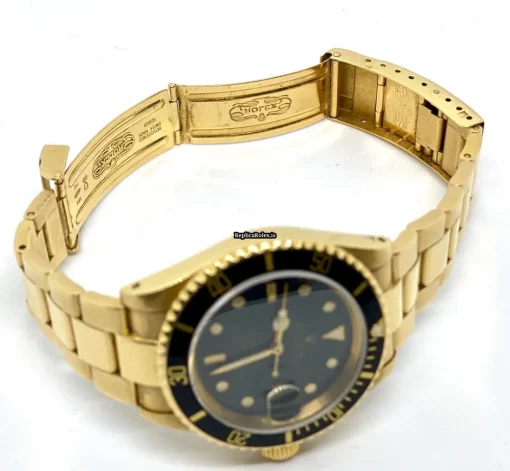 Perfect Copy Rolex Submariner Date 16618 Caliber 3135 Automatic Movement 40mm Yellow Gold Case Mens/unisex Watch - Image 3