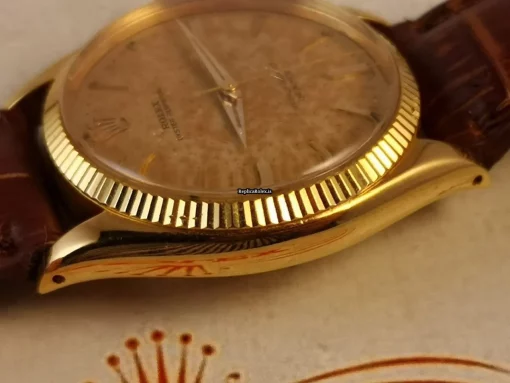 Lovely Replica Rolex Oyster Perpetual 6567 Caliber 1030 Automatic Movement 34mm Yellow Gold Case Mens/unisex Watch - Image 10