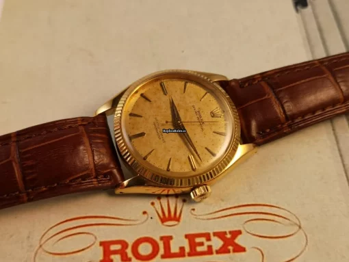 Lovely Replica Rolex Oyster Perpetual 6567 Caliber 1030 Automatic Movement 34mm Yellow Gold Case Mens/unisex Watch - Image 9