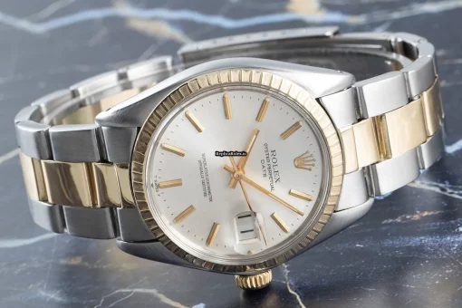 High-end Replica Rolex Oyster Perpetual Date 1505 Caliber 1570 Automatic Movement 34mm Gold/steel Case Mens/unisex Watch - Image 3