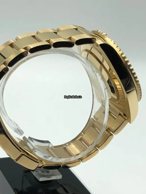 Incredible Fake Rolex Submariner Date 116618lb Caliber 3135 Automatic Movement 40mm Yellow Gold Case Mens/unisex Watch - Image 5