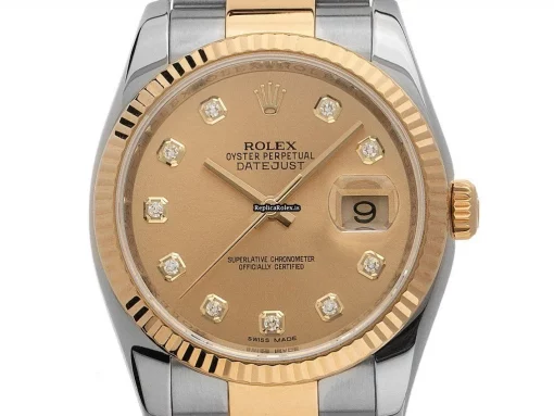 Stylish Replicas Rolex Datejust 116233 Caliber 3135 Automatic Movement 36mm Gold/steel Case Mens/unisex Watch