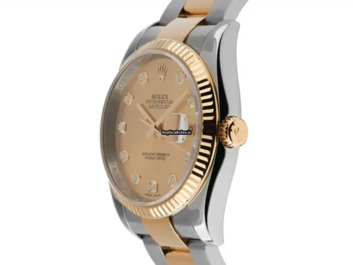 Stylish Replicas Rolex Datejust 116233 Caliber 3135 Automatic Movement 36mm Gold/steel Case Mens/unisex Watch - Image 2