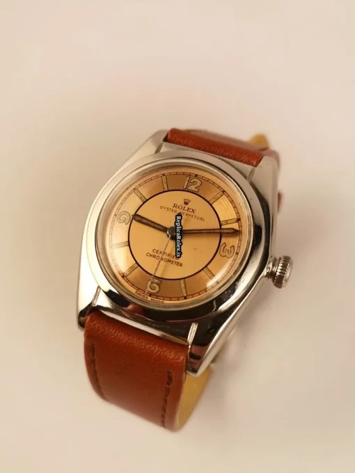 Fine Replica Rolex Bubble Back 2940 Caliber 630 Automatic Movement 32x38mm Steel Case Mens/unisex Watch - Image 5