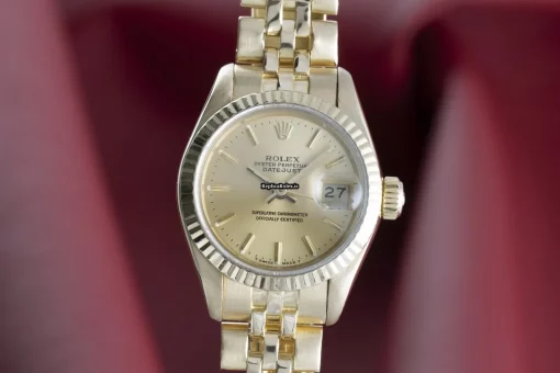 Lovely Replica Rolex Lady-datejust 69178 Caliber 2135 Automatic Movement 26mm Yellow Gold Case Womens Watch