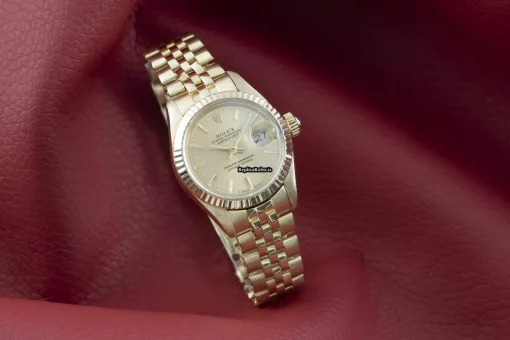 Lovely Replica Rolex Lady-datejust 69178 Caliber 2135 Automatic Movement 26mm Yellow Gold Case Womens Watch - Image 2