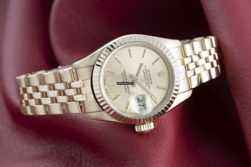 Lovely Replica Rolex Lady-datejust 69178 Caliber 2135 Automatic Movement 26mm Yellow Gold Case Womens Watch - Image 3