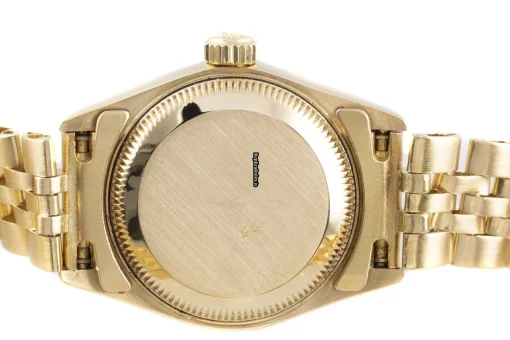 Lovely Replica Rolex Lady-datejust 69178 Caliber 2135 Automatic Movement 26mm Yellow Gold Case Womens Watch - Image 9