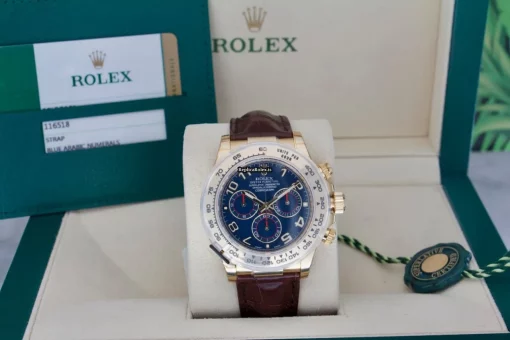 Well Made Copies Rolex Daytona 116518 Automatic Movement Yellow Gold Case Mens/unisex Watch - Image 2