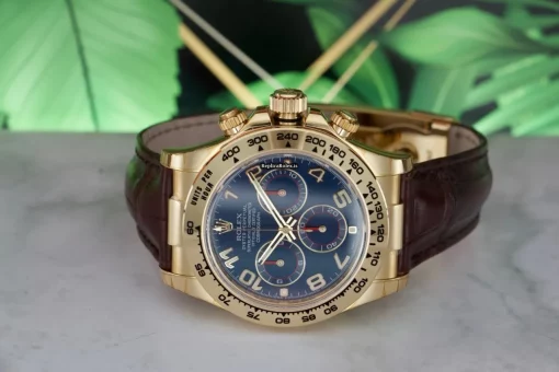 Well Made Copies Rolex Daytona 116518 Automatic Movement Yellow Gold Case Mens/unisex Watch - Image 3