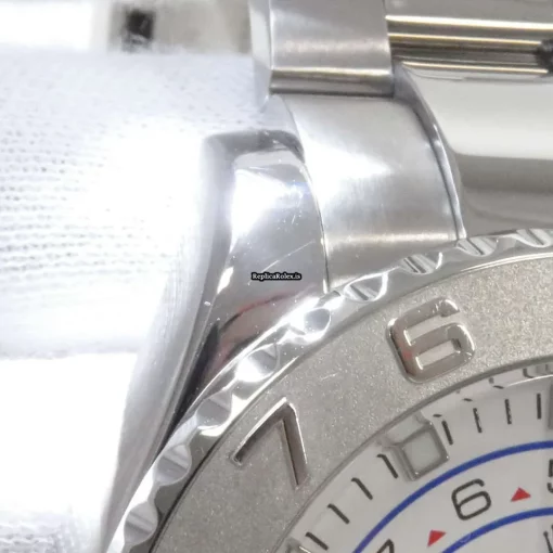 Exquisite Fake Rolex Yacht-master II 116689 Caliber 4161 Automatic Movement 44mm White Gold Case Mens/unisex Watch - Image 7