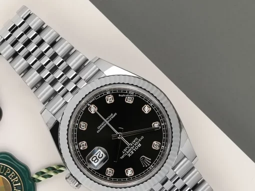 Inexpensive Fake Rolex Datejust 126334 Automatic Movement 41mm Gold/steel Case Watch - Image 4