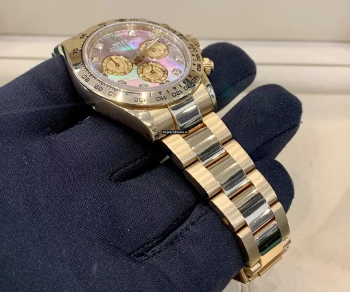 Inexpensive Fake Rolex Daytona 116508 Caliber 4130 Automatic Movement 40mm Yellow Gold Case Mens/unisex Watch - Image 2
