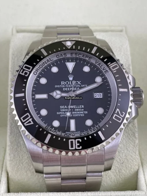 Appealing Replica Rolex Sea-dweller Deepsea 116660 Caliber 3135 Automatic Movement 44mm Steel Case Mens/unisex Watch - Image 2