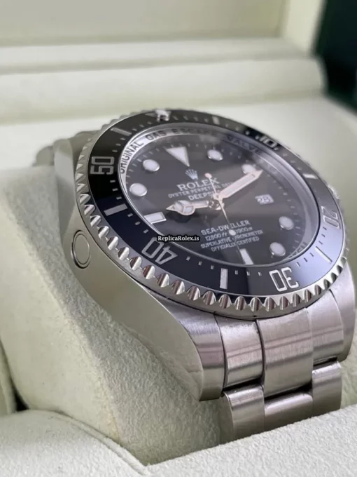 Appealing Replica Rolex Sea-dweller Deepsea 116660 Caliber 3135 Automatic Movement 44mm Steel Case Mens/unisex Watch - Image 4
