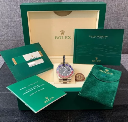 Mind-boggling Replica Rolex Gmt-master II 116719blro Caliber 3285 Automatic Movement 40mm White Gold Case Mens/unisex Watch - Image 2