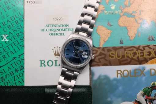 Discount Imitation Rolex Datejust 16220 Caliber 3135 Automatic Movement 36mm Steel Case Mens/unisex Watch - Image 3