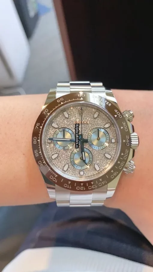 Stylish Replicas Rolex Daytona 116506 Caliber 4130 Automatic Movement 40mm Platinum Case Mens/unisex Watch - Image 3
