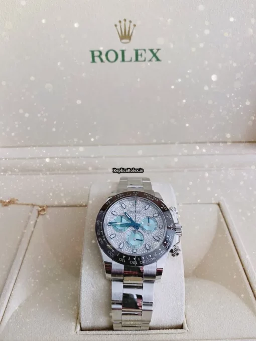 Stylish Replicas Rolex Daytona 116506 Caliber 4130 Automatic Movement 40mm Platinum Case Mens/unisex Watch - Image 6