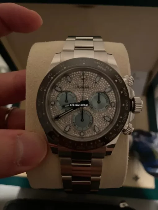 Stylish Replicas Rolex Daytona 116506 Caliber 4130 Automatic Movement 40mm Platinum Case Mens/unisex Watch - Image 7