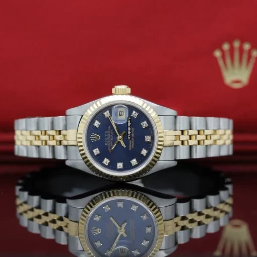 Special Replicas Rolex Lady-datejust 69173 Caliber 2135 Automatic Movement 26x42mm Gold/steel Case Womens Watch - Image 3