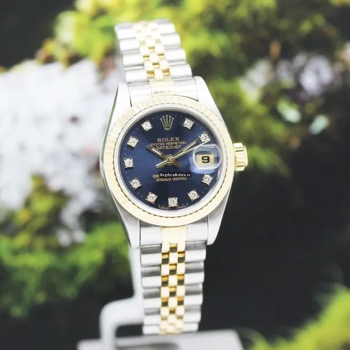 Special Replicas Rolex Lady-datejust 69173 Caliber 2135 Automatic Movement 26x42mm Gold/steel Case Womens Watch - Image 7