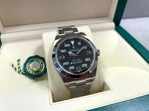 Marvellous Replica Rolex Air King 116900 Caliber 3131 Automatic Movement 40mm Steel Case Mens/unisex Watch - Image 10