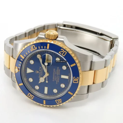 Appealing Replicas Rolex Submariner Date 116613glb Automatic Movement 40mm Gold/steel Case Mens/unisex Watch - Image 2