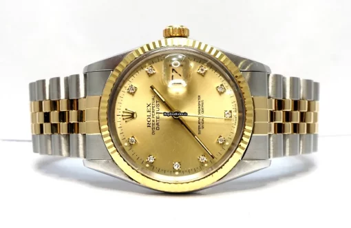 Discount Fake Rolex Datejust 16013 Caliber 3035 Automatic Movement 36mm Gold/steel Case Mens/unisex Watch
