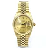 Lovely Replicas Rolex Oyster Perpetual Date 15037 Caliber 3035 Automatic Movement 34mm Yellow Gold Case Mens/unisex Watch