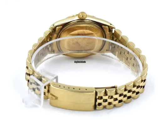 Lovely Replicas Rolex Oyster Perpetual Date 15037 Caliber 3035 Automatic Movement 34mm Yellow Gold Case Mens/unisex Watch - Image 4