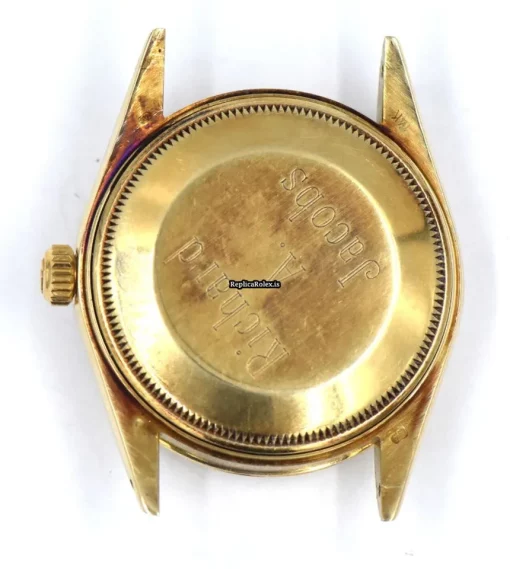 Lovely Replicas Rolex Oyster Perpetual Date 15037 Caliber 3035 Automatic Movement 34mm Yellow Gold Case Mens/unisex Watch - Image 6