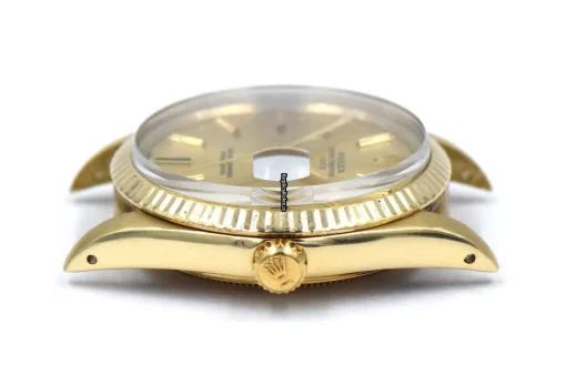 Lovely Replicas Rolex Oyster Perpetual Date 15037 Caliber 3035 Automatic Movement 34mm Yellow Gold Case Mens/unisex Watch - Image 7