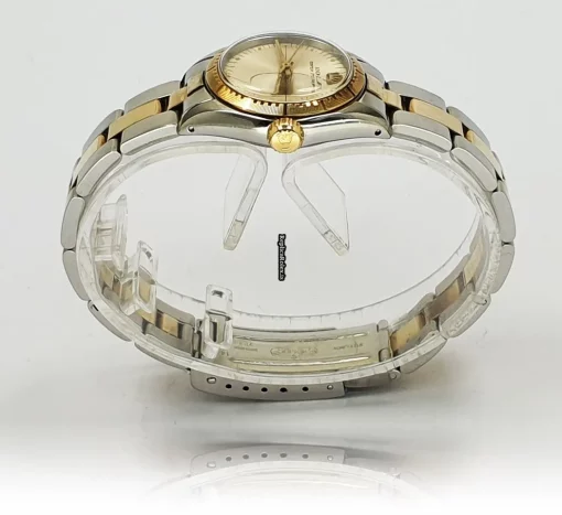 Remarkable Replica Rolex Oyster Perpetual 6724 Automatic Movement 26mm Yellow Gold Case Womens Watch - Image 5