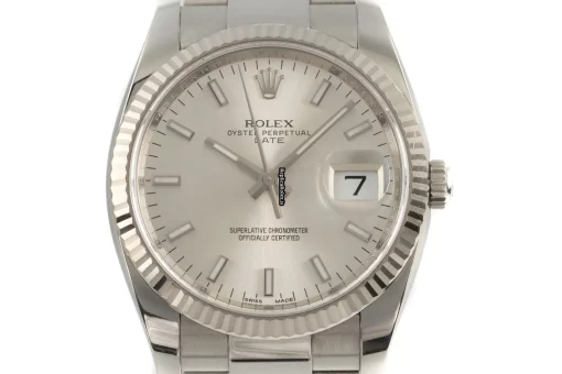 Fabulous Copy Rolex Oyster Perpetual Date 115234 Caliber 3135 Automatic Movement 34mm Gold/steel Case Mens/unisex Watch - Image 7