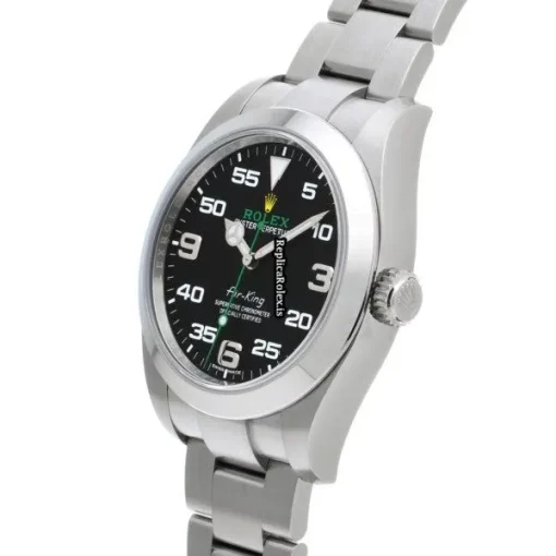 Popular Replica Rolex Air King 116900 Caliber 3131 Automatic Movement 40mm Steel Case Watch - Image 2