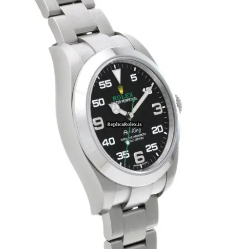 Popular Replica Rolex Air King 116900 Caliber 3131 Automatic Movement 40mm Steel Case Watch - Image 3