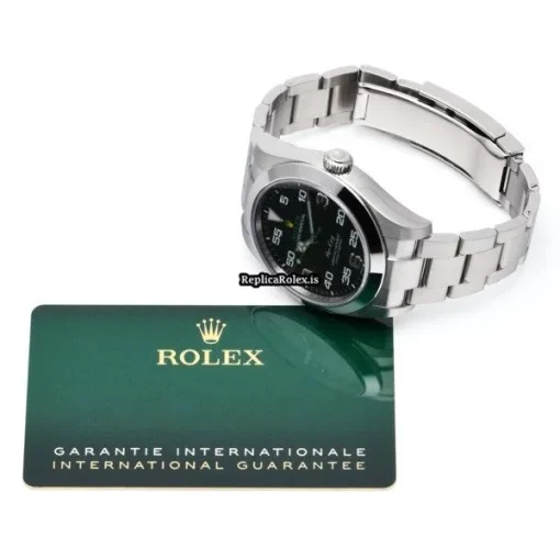 Popular Replica Rolex Air King 116900 Caliber 3131 Automatic Movement 40mm Steel Case Watch - Image 5