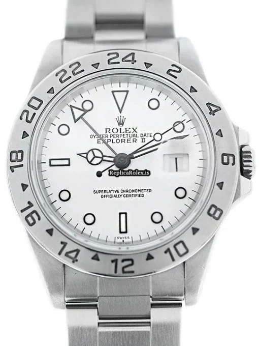 1:1 Clone Rolex Explorer II 16570 Automatic Movement 40mm Steel Case Watch
