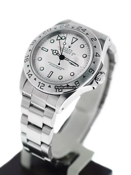 1:1 Clone Rolex Explorer II 16570 Automatic Movement 40mm Steel Case Watch - Image 4